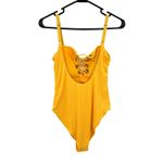 Tinibikini  size small one piece yellow bathing suit‎ swimsuit adjustable straps Photo 1