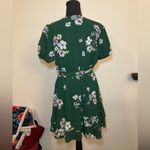 Purple Snow - Emerald Green Floral Minidress size XL‎ Photo 3