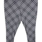 Cacique  Plus Size 26W 28W‎ Pajama Pants Purple Gray Plaid Print Elastic 843 Photo 0