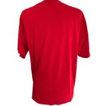 United Colors Of Benetton VTG Shirt Red M Embroidered Crew Neck *FLAWED* Photo 3