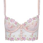 For Love & Lemons π x VSπ April Bloom Bustier ~ Pink Floral Large L NWT Photo 5