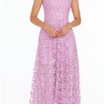 Dress the Population  Anabel Semisheer Sweetheart Neck Gown Lavender Size XS Photo 0