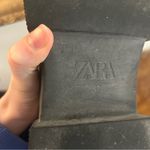 ZARA  Chelsea Lug Sole Cream and Black Boots Photo 4