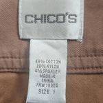  Brown Trouser Pants Size 8 Chico's Classic Brown Straight Leg Pants Photo 5