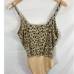WAYF  Surplus Cheetah Print bodysuit Size Medium Photo 6