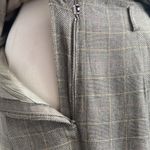 VINTAGE DAVID BROOKS Plaid Suit Women’s Size 10 Tan Glen Plaid Vest Trouser Photo 8
