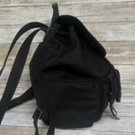 Kate Spade Carley Nylon Flap Backpack Black Drawstring Preppy Casual Athleisure Photo 5