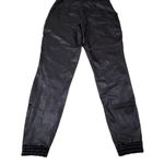Spanx  Leather Like Jogger Size Small Black High Rise Faux 20283R Pull On Photo 2
