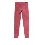 American Eagle Hi-Rise Jegging Jeans Size 2 Regular Maroon Womens Stretch 25X28 Photo 6