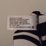 Merona Black White Stripe Casual Dress Drawstring Belted Photo 4