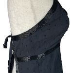 Tokyo Denim Black Silk Beaded Halter with exposed Back Photo 7