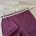 J. Jill maroon linen stretch ankle pants‎ women’s size M TALL Red Size M Photo 2