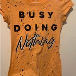 Wonder Nation Orange Fitted Graphic Tee Short Sleeve Photo 0