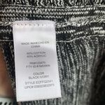 Ellen Tracy  Black and White Crewneck Sweater Photo 4