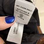 Diane Von Furstenberg  Libbie Pants size 4 Black Ponte Knit Stretch Straight Photo 4