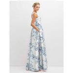 Alfred Sung  Cottage Rose Larkspur Gown - Size 4 Photo 4