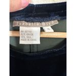 Isabella‎ Bird Velvet Hem Designed Dress Women's Size 4 Blue Fall Holiday Party Photo 1