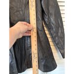 wilson's leather  The Leather Experts Womens Black Blazer Jacket Size Well Worn L Photo 8