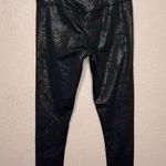 Fornia Women’s Metallic Full Length Leggings. Size S Black Photo 4