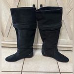 Chloé Chloe Black Suede knee Hig Buckle Boots Size 38/7.5 Photo 6