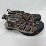 Keen Waterproof Water Newport Hiking Sandals Shoes Gray Orange Accent Size 8 Photo 3