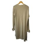Missguided  Tan Long Length Open Swing Cable Knit Sweater Womens S/M Small Medium Photo 1