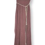 Energie  Brown Jersey Goddess Maxi Dress Sz M Photo 0