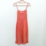 Abercrombie & Fitch Y2K Womens Dress Size S Coral Babydoll Milkmaid Cottagecore Photo 6