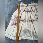 Free People  embroidered Dress small baby doll mini Photo 15