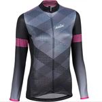 Like New Nalini Saiph Long Sleeved Cycling Jersey Gray Photo 0