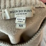 Burberry  Camel extra fine Merino wool knit elbow patch sweater XS Crew neck Photo 8