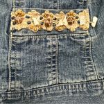 Ruby Rd  Jean Jacket with Shell Embellishment, Size 12 Photo 5