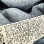 Forever 21 Y2K Denim Bodycon Mini Dress Large Blue Buckles Western Boho Fitted Casual Cute Photo 3