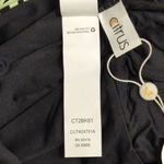 NWT Citrus Black Green Palm Ruched Waistband CT2BK61 Swim Boy Shorts Small Photo 10