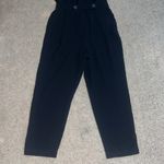 Anthropologie Cartonnier Menswear Tuxedo Cropped Ankle Jumpsuit Black 8 Photo 3