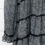 Ark & Co. Womens S Peasant Bohemian Tiered Semi Sheer Blouse Whimsygoth Fairy Photo 3