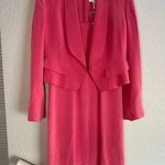 NEW Vintage Bloomingdale’s Silk Dress Jacket Grace Kelly Chic Demure Deadstock Pink Size 8 Photo 0