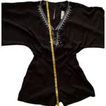 White House | Black Market 10 Romper Shorts Resort Embroidered Boho Kimono Sleeve Photo 11