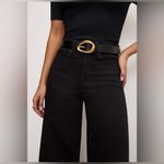 Good American GOOD WAIST CROPPED PALAZZO NEVER FADE JEANS Photo 1