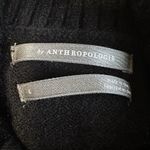 Anthropologie by  Women's Large‎ Margarita Tunic Sweater Black Button Mock Neck Photo 4