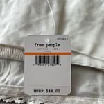 Free People  Women’s S Eyelet Lace‎ Bow Back Crop Top Ivory White Coquette Girlie Photo 2