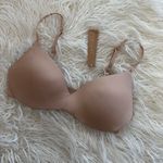 SKIMS Wireless Form Pushup Plunge Bra Clay Size 32C Photo 2