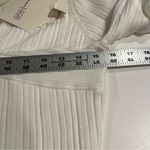 Freshman 1996 Sweater Knit Cropped Top & Maxi Skirt Lg White Twisted Front NWT Photo 8