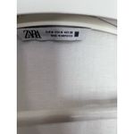 ZARA  Womens Minimalist Cotton Linen Cropped Top M Photo 4