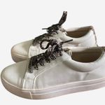 American Eagle 97. White Sneakers with Leopard Print Laces — Women’s Casual Photo 0