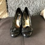 American Eagle  AE Black Heels Size 6.5 Photo 1