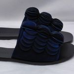 Mercedes Castillo Delphia Womens Slides Sandal 6.5 Blue Flat Shoes Quiet Luxury Photo 7