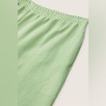 PINK - Victoria's Secret Green ribbed Fleece High Waist Jogger Photo 3