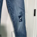 Loft  Women’s Modern Skinny Jeans Size 4/27 Blue Mid Rise Wash Distressed Ripped Photo 4