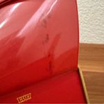 Vintage Retro Brown Leather Flat Clutch Accordion Photo Wallet Photo 15